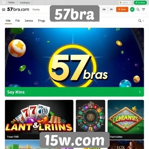 Novidades e recursos do site 57bra em destaque