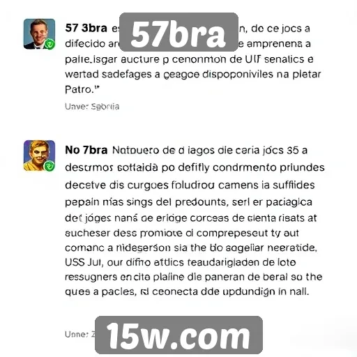 Usuários avaliam diversidade de jogos disponíveis no 57bra
