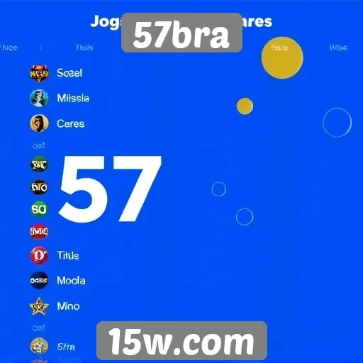 Jogos populares do site 57bra em análise detalhada